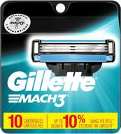 men's shave & hair removal gillette mach3 razor blades refills logo