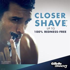 img 2 attached to Men's Shave & Hair Removal Gillette Mach3 Razor Blades Refills