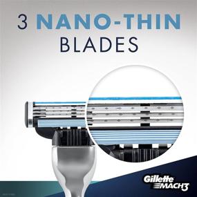 img 1 attached to Men's Shave & Hair Removal Gillette Mach3 Razor Blades Refills