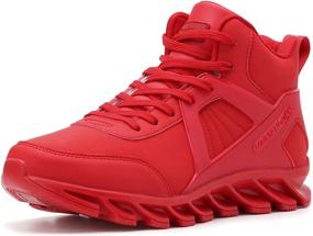 img 4 attached to BRONAX Waterproof Resistant Motorcycle Basketball Men's Shoes in Athletic