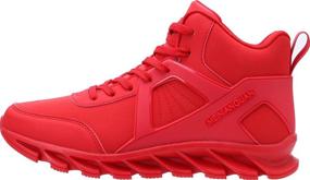 img 2 attached to BRONAX Waterproof Resistant Motorcycle Basketball Men's Shoes in Athletic