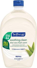 img 4 attached to Жидкое мыло для рук с алое вера Softsoap с увлажняющим эффектом, дозаправка - 50 унций.