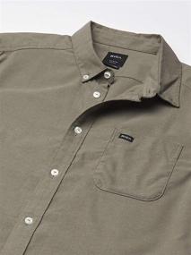 img 2 attached to 👕 RVCA Stretch Sleeve Button-Up Men's Shirt for Enhanced Comfort and Style