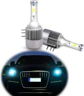 🔆 повысьте качество фар audi bmw mercedes volkswagen vw с помощью комплектов ламп gtinthebox 2pcs xenon ice blue 72w h15 led - идеально подходит для ближнего/дневного света. логотип