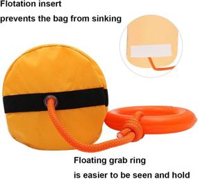 img 1 attached to 🚣 Zixar Water Rescue Throw Bag - 70/98 ft Rope, 3/10" Tensile Strength Rated 1844lbs - Kayaking, Rafting, Safety Equipment for Raft & Boat