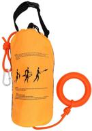 🚣 zixar water rescue throw bag - 70/98 ft rope, 3/10" tensile strength rated 1844lbs - kayaking, rafting, safety equipment for raft & boat logo