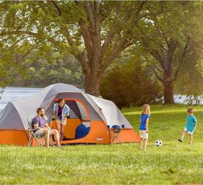 img 1 attached to 🏕️ Spacious and Sturdy: Unveiling the Core 9 Person Extended Dome Tent