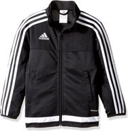 🔍 optimized for search: adidas tiro 15 soccer training jacket for kids logo