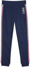 img 2 attached to 👖 Nautica Girls' Super Soft Fleece Pant: Stylish Comfort with Metallic Rope Tie