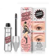 подчеркните и определите свои брови с помощью геля для бровей benefit cosmetics gimme brow + объемный в глубоком нейтральном коричневом оттенке - 1 шт. логотип