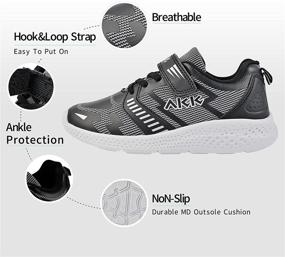 img 1 attached to 👟 Exceptional Akk Kids Sneakers for Boys and Girls - Premium Girls' Shoes