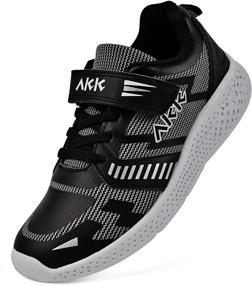 img 4 attached to 👟 Exceptional Akk Kids Sneakers for Boys and Girls - Premium Girls' Shoes