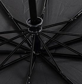 img 2 attached to ☂️ Ultimate Business Essential: Wind Resistant Automatic Black Umbrella