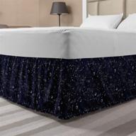 ambesonne repeating constellation science bedskirt logo