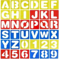 emoly alphabet stencils painting decoration logo