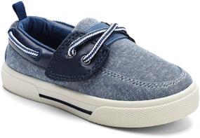 img 2 attached to Tombik Toddler Sneakers Loafers: Stylish and Comfortable Boys' Shoes for Walking and Sneakers