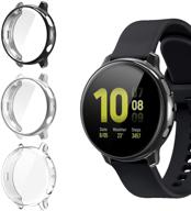 📱 премиумный чехол из термополиуретана для galaxy active 2 44 мм - в комплекте защитная пленка для экрана (3 шт.) логотип