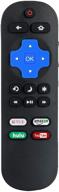 📱 universal replacement remote for onn roku tv rc-afir, 100007147, 3226000855, 3226000858, 3226000887, 100012584, 100012585, 100012586 with built-in netflix, amazon, hulu, youtube buttons logo