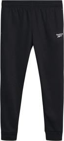 img 1 attached to 2-Pack Reebok Fleece Athletic Sweatpants for Boys - Active Joggers (Size 4-16)