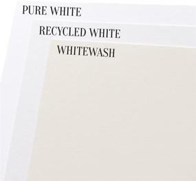 img 1 attached to 🌿 Premium 12x12 inch 80 lb. Cover 100% Recycled White Cardstock Paper - Eco-Friendly and High-Quality 25 Sheet Pack from Cardstock Warehouse