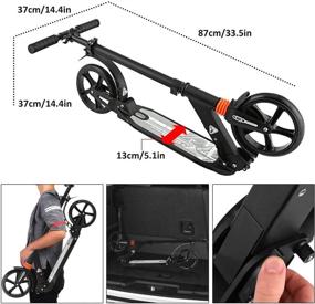 img 3 attached to 🛴 Scooter: Adjustable, Easy Folding, and Second-Fast Folding Option