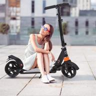 🛴 scooter: adjustable, easy folding, and second-fast folding option logo