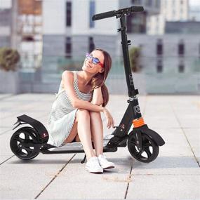 img 4 attached to 🛴 Scooter: Adjustable, Easy Folding, and Second-Fast Folding Option