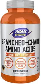 img 4 attached to 💪 NOW Sports Nutrition: Branched Chain Amino Acids (BCAAs) - Leucine, Isoleucine, Valine - 240 Capsules