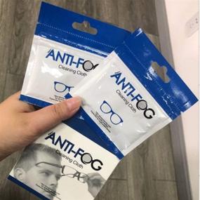 img 1 attached to 🔍 Anti Fog Cloth Lens: 200 Times Reusable, Individual Pack (5) - Perfect for Safety Glasses and Cameras