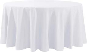 img 3 attached to 💫 Stunning and Durable Washable Polyester Tablecloth for Weddings – Enhance Your Decor with Our Decorative Options!