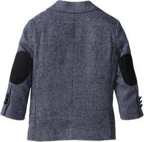 img 2 attached to 🧥 a.x.n.y. Little Boys' Wool-Blend Tweed Blazer