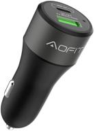 🚗 super fast 45w pd ul certified usb c car charger for ipad pro - aofit 63w dual port adapter for iphone 12/11, samsung s21/s20 ultra/note 20/10 plus logo