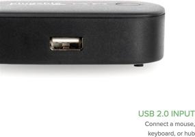 img 2 attached to 🔁 Переключатель Plugable USB 2.0 для удобного обмена портами устройств USB одной кнопкой между двумя компьютерами (AB-переключатель) - улучшенный SEO