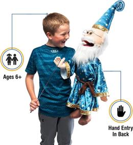 img 4 attached to 🧙 Wizard Glasses Ventriloquist Puppet with Trendy Style