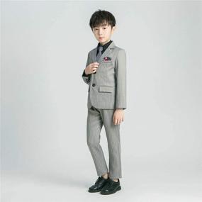 img 3 attached to 👔 Aidu Skati Boys' Clothing - Toddler Tuxedo Clothes