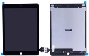 img 2 attached to 📱 LCD Touch Screen Digitizer Assembly for Apple iPad Pro 9.7'' A1673 A1674 - Black | High-Quality Replacement Display Assembly