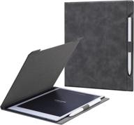 📚 ayotu case for remarkable 2 paper tablet 10.3" 2020 released - premium pu leather smart cover with built-in magnet, book folio design with pen holder - only for remarkable 2 paper tablet logo