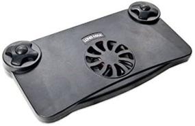 img 2 attached to Stay Cool with Syba SY-NBK68011: USB and Batteries Powered Notebook Cooling Stand with Fan