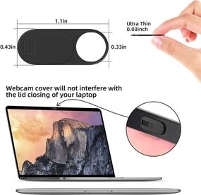 img 3 attached to 🔒 Ultra-Thin Webcam Cover Slide (3PCS) – Protect Your Privacy for Laptop, MacBook, PC, iPhone, and More!