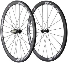 img 4 attached to 🚴 ICAN 38mm Carbon Road Bike Wheelset 700C Rim Brake Sapim CX-Ray Spokes Lightweight Cincher Rim - 23mm Width for Efficient Riding