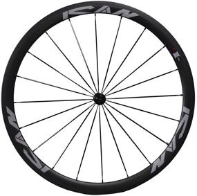 img 2 attached to 🚴 ICAN 38mm Carbon Road Bike Wheelset 700C Rim Brake Sapim CX-Ray Spokes Lightweight Cincher Rim - 23mm Width for Efficient Riding