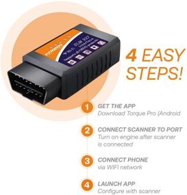 img 3 attached to 🚗 Wireless OBD2 Scanner & Car Code Reader – Quickly Clear Check Engine Lights – Diagnose 3000 Car Codes – Auto Diagnostic Scanner for 1996+ Vehicles (iOS & Android Support)