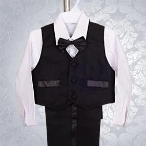 img 1 attached to 👔 Lito Angels Boys' Formal Wedding Clothing: Suits & Sport Coats for Elegant Outfits