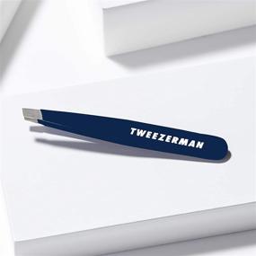 img 1 attached to 🔵 Tweezerman Evening Blue Mini Slant Tweezer - Amazon Exclusive, 1 Count + SEO