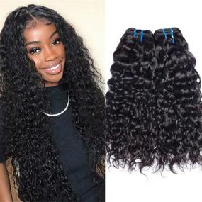 img 4 attached to Maxine Unprocessed Brazilian Extensions Natural Hair Care