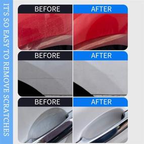 img 1 attached to 🚗 Dualshine Car Scratch Remover Cloth Kit - 1 Pack with Accessories | Magic Scratch Removal & Light Scratches Remover for Car Surface Repair | Scuffs Remover Included