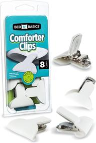 img 3 attached to 🛏️ Padded Comforter & Duvet Clips - Bedding Fasteners for Secure and Wrinkle-Free Covers - 8 Pack - by Bed N' Basics