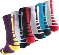 🧦 versatile multipack: boys' calf-high crew socks for basketball, soccer, hiking, skiing, and more! логотип