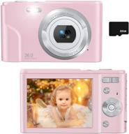 📸 kids boys and girls digital camera - 36mp children's camera with 32gb sd card, full hd 1080p rechargeable electronic mini camera for students, teens, kids logo