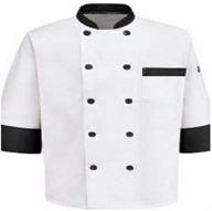 phoenix chefs coat black 3x large logo